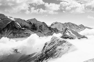 Bergwereld bij Flaire, Araches-la-Frasse, Frankrijk van Christian Müringer