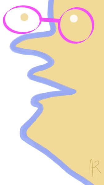 DE ROZE BRIL OP by Anne Rietberg