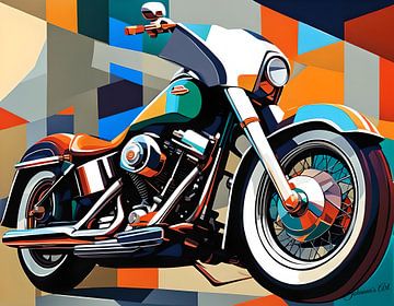 Abstract Art Illustration - Motoren 9 van Johanna's Art