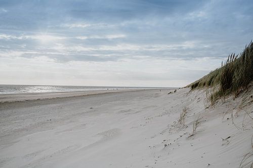 Tot rust komen op het strand op Ameland