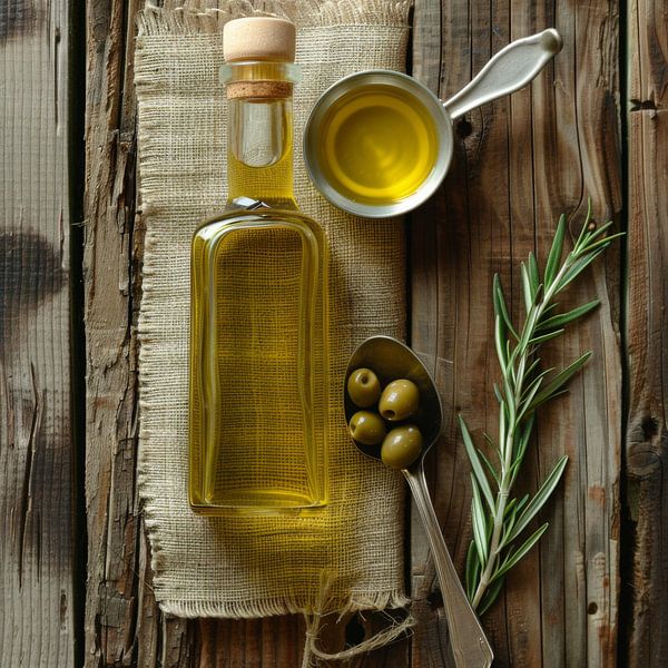 Huile d'olive Culture culinaire méditerranéenne par Poster Art Shop