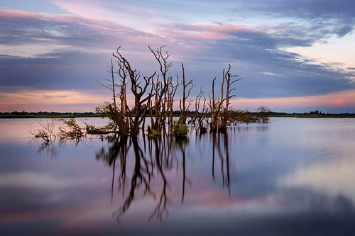 Langzeitbelichtung Tusschenwater De Groeve Drenthe von R Smallenbroek