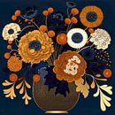 Art Nouveau bouquet on vase by Lauri Creates thumbnail