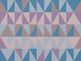 Geometric Pieces - Blue