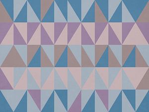 Geometric Pieces - Blau