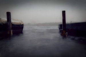 Bateaux dans la neige sur Blackbird PhotoGrafie