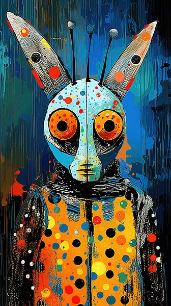 Colorful Insectoid Robot by Art Lovers
