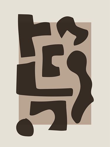 Blöcke - Formensammlung - Schokolade und Taupe