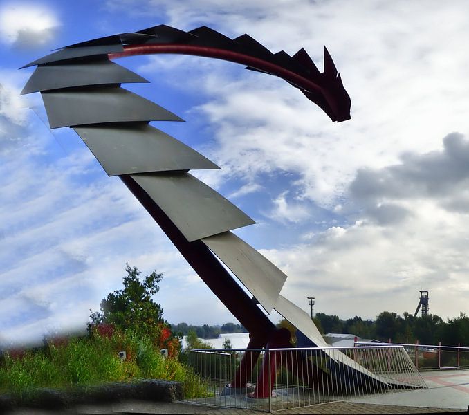 Drachenbrücke1 van Edgar Schermaul