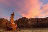 Sonnenuntergang in der Painted Desert, Arizona von Henk Meijer Photography Miniaturansicht