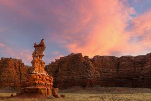 Sonnenuntergang in der Painted Desert, Arizona