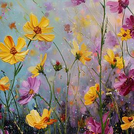 Meadow of flowers and light by ARTemberaubend