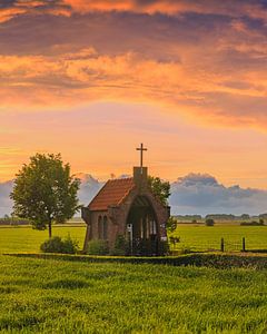 Sonnenuntergang an der Chapel on the Hill