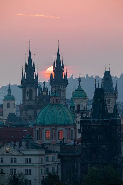 Prague - Sunrise over the Old Town by t.ART