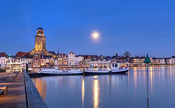 Deventeravond met volle maan, Nederland van Adelheid Smitt