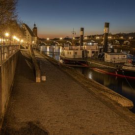 Regensburg bei Sonnenuntergang von Rainer Pickhard