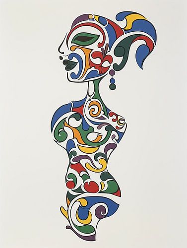 Malerei Buntes Abstraktes