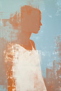 Eternal Silhouette van Abstract Schilderij