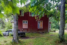 Autofriedhof Bastnas bei Tocksfors in Schweden von Evert Jan Luchies