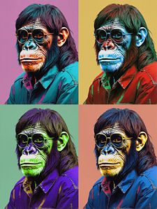 Gelangweilte Pop-Art