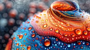 Coloured vase panorama