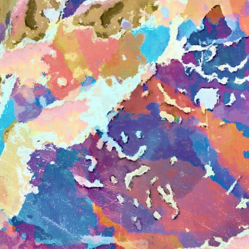 Zomerse avondzon over rivier en landerijen