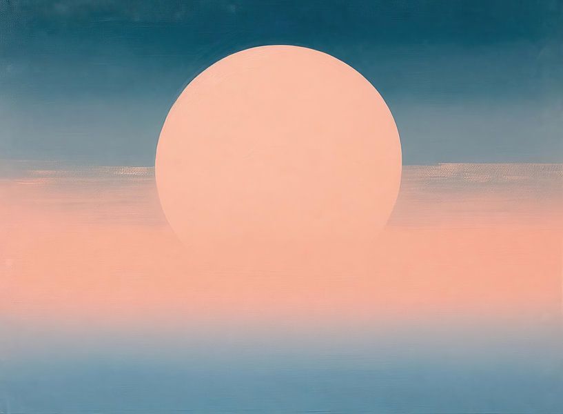 Blue Pink Zen by Modern Collection