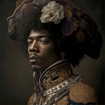 Jimi Hendrix van Carla van Zomeren
