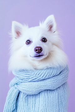 Amerikaanse Eskimo Hond van Poster Art Shop