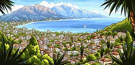 Mittelmeeridylle von Frank Heinz