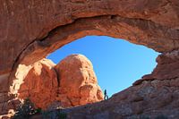 In the eye of a rock window