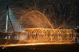 Light Pianting circles by Lydia Hoogland