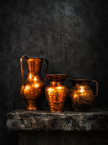 Copper still life with a warm glow by Dutch Art Works