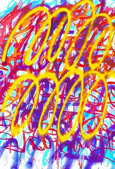 Fleurs sur fond rose