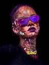 Rihanna Pop Art by Rene Ladenius Digital Art thumbnail