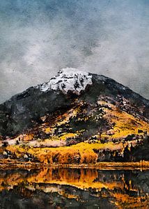 Aspen, Aspen, United States landscape painting #watercolor