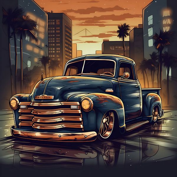 auto vintage van daffa dino