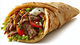 White Panorama Gyros Wrap by TheXclusive Art