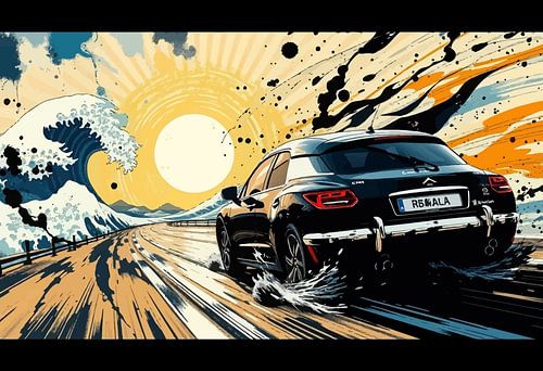 Citroën DS - Elegante geest in inkt