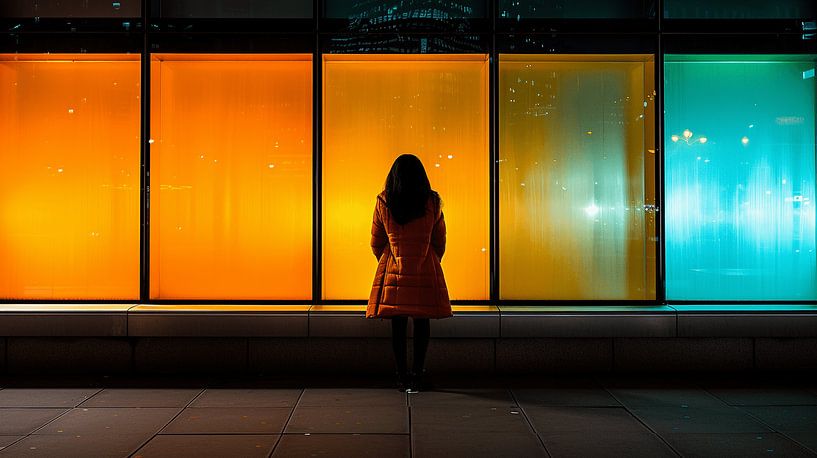 Warten in Farbe von Karina Brouwer