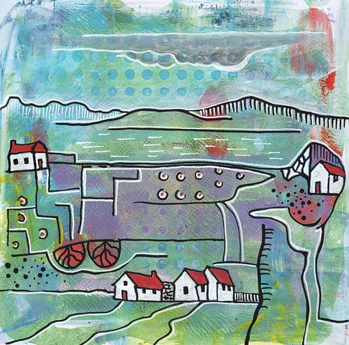 Seizoenslandschap - voorjaar