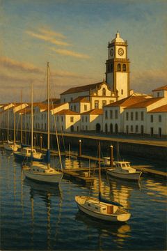 Ponta Delgada Serenity - Licht over de jachthaven van de Azoren