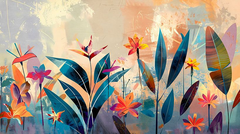 Happy garden by Angel Estevez