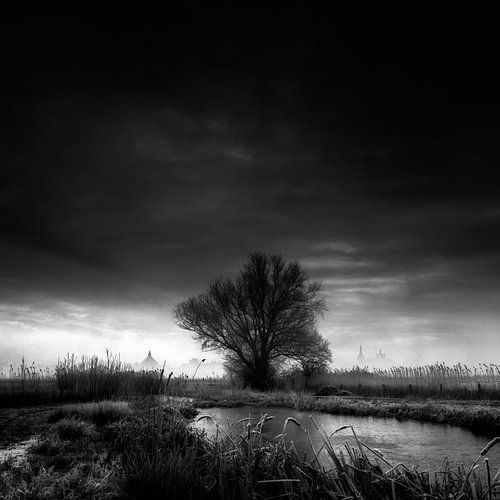Between churches by Ruud Peters