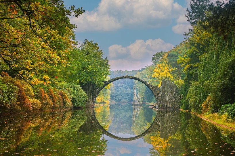 Rakotzbrücke by Truus Nijland