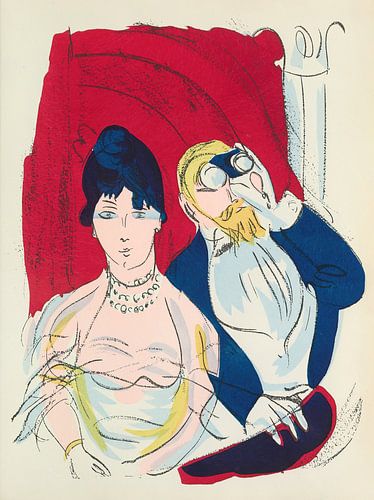 Raoul Dufy - Boek van Madrigaux (Madrigalen), tekening