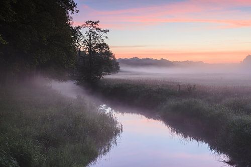 Morning mist at Oudemolensche Diep
