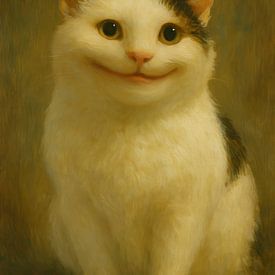Katze Meme Lächelnd von Lachia Valkry