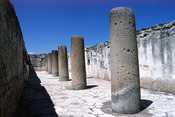 Mitla Mexico Aztec ruins by Richard Wareham