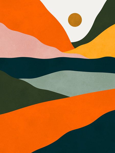 Harmonisch landschap A van Vitor Costa